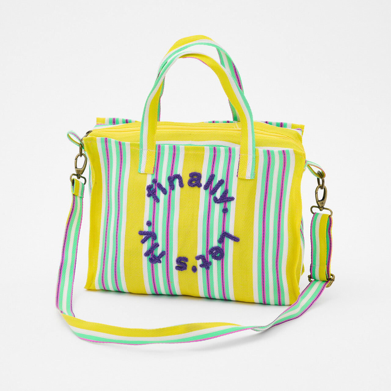 Markttasche mit Stickerei