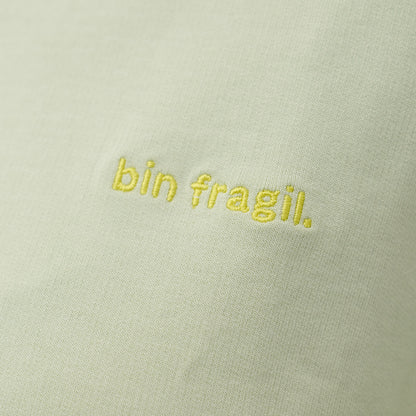 Oversized Sweatshirt "bin fragil"