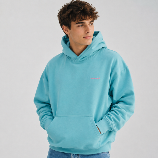 Oversized Hoody "bin fragil"